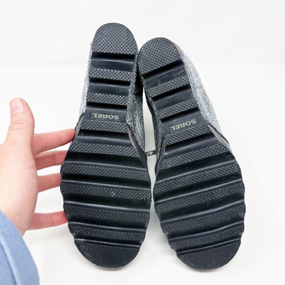 NWT Sorel Gray & Silver Joan of Arctic Wedge II PDX Bootie Women's Size 7.5 - Picture 6 of 9